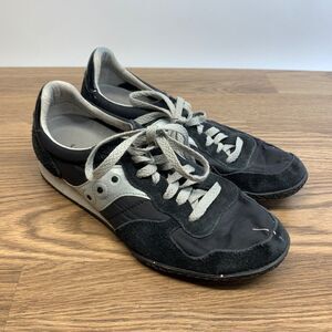 Saucony Bullet 1943-37 Running Black/White Gray Shoes - Women's Size 8